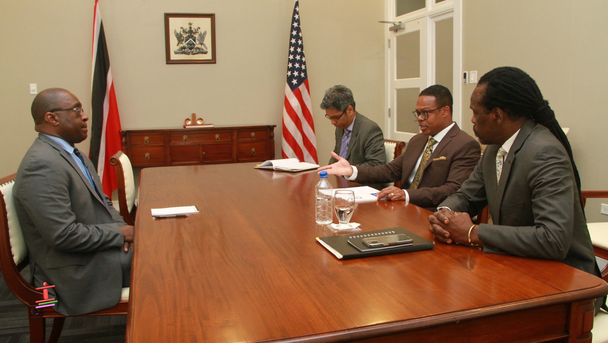 Minister Of National Security The Honourable Fitzgerald Hinds M P Met