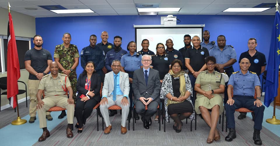 Defence and Protective Services receive training to combat Illicit Maritime Trafficking 25-29 July, 2022.