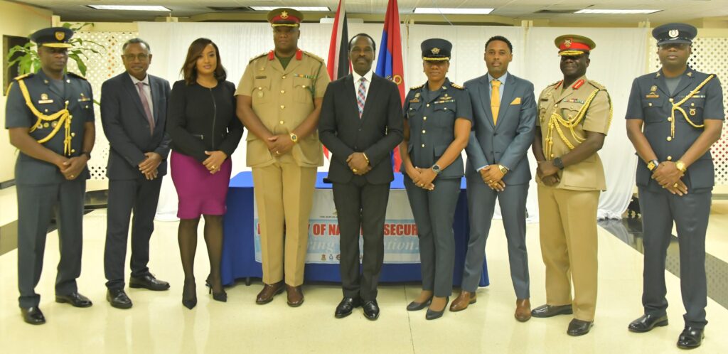 Regiment and Air Guard Commanding Officers receive Instruments of Appointment from Minister of National Security