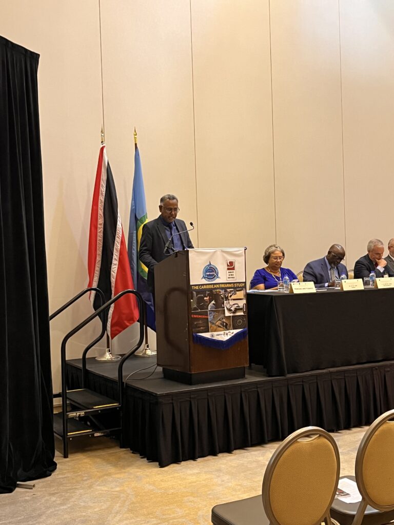 The launch of the Joint Partner Project, is a joint initiative of the CARICOM Implementation Agency for Crime and Security (IMPACS), working in collaboration with the Caribbean Public Health Agency (CARPHA), the University of the West Indies (UWI) - George Alleyne Chronic Disease Research Center (GA-CDRC) and the Small Arms Survey (SAS), was held on September 05, 2023, at the Hyatt Regency, Wrightson Road, Port of Spain.