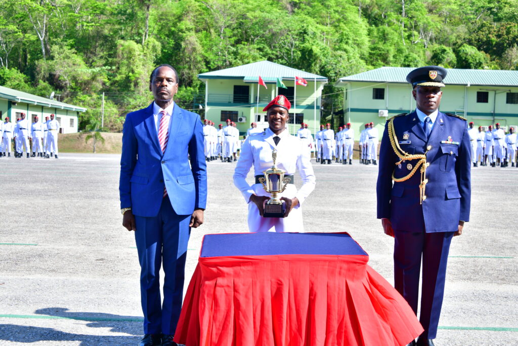The Minister of National Security welcomes seventy-five recruits into the Trinidad and Tobago Defence Force Reserves 20.04.2024